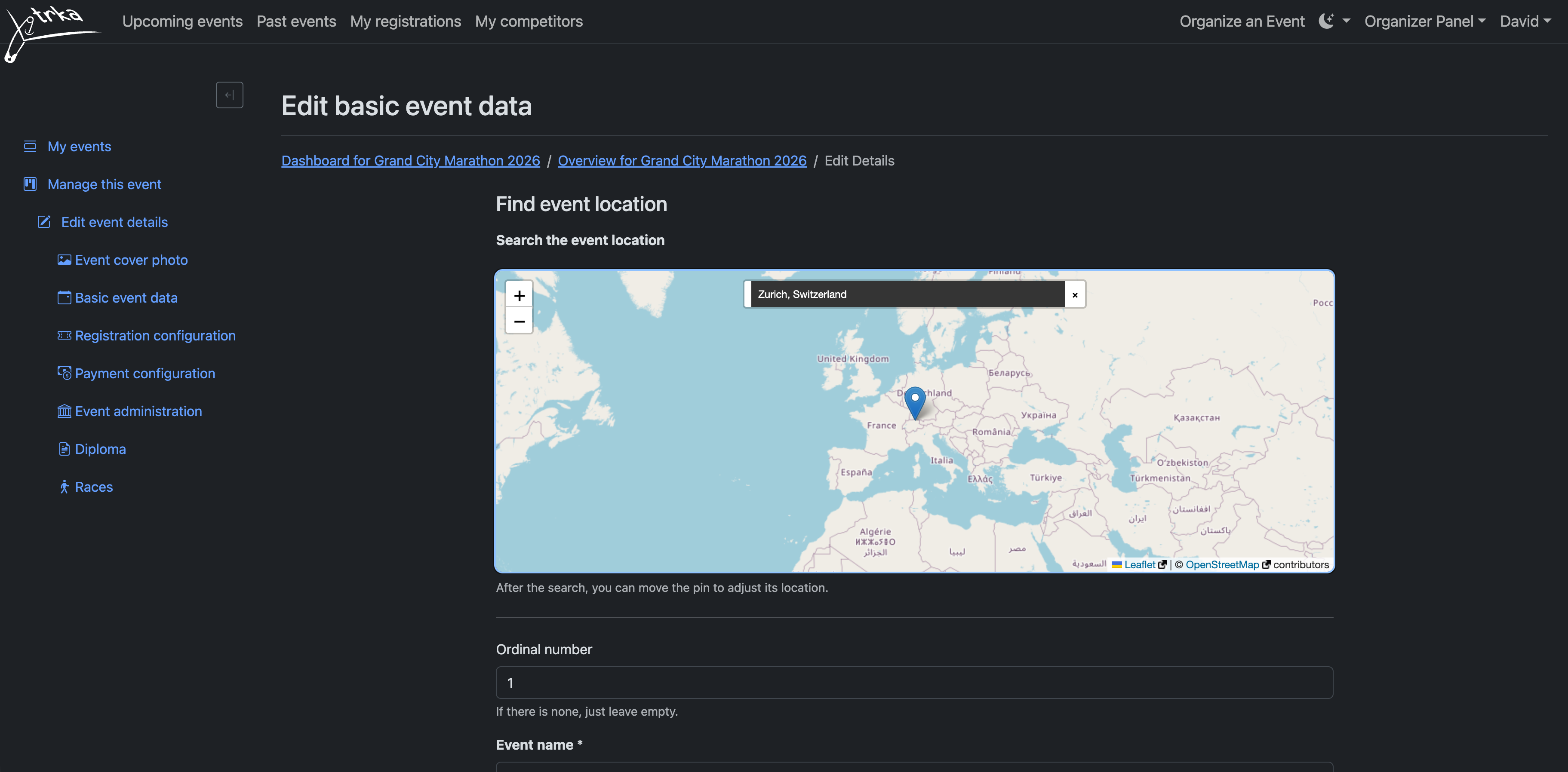 Event Map Editor